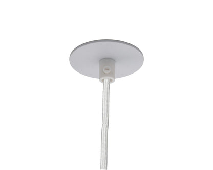 Inbouw plafondkap voor hanglamp wit
