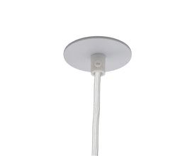 Inbouw plafondkap voor hanglamp wit