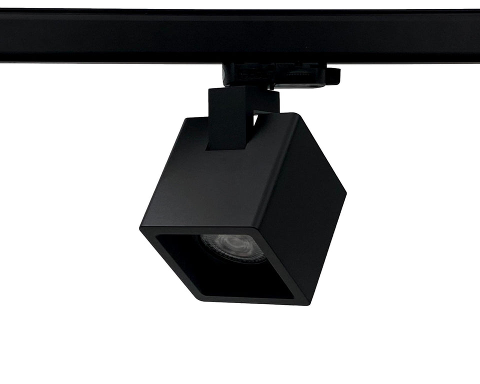 KUBY GU10 railspot zwart voor 3-fase rail