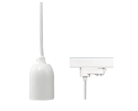 Hanglamp E27 Fitting 3Fase wit
