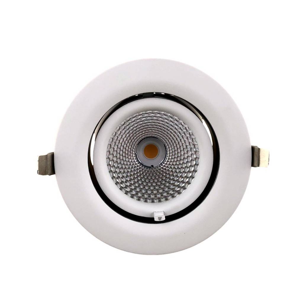 LED downlighter 35W banaanspot 3000K 24 graden - wit