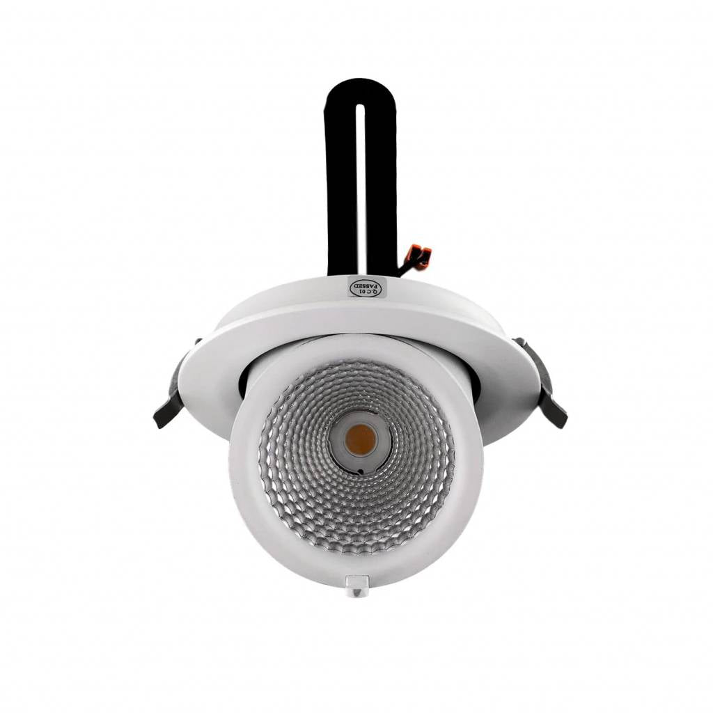 LED downlighter 35W banaanspot 3000K 24 graden - wit