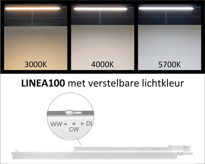 Railspot LINEA100 wit 3000K|4000K|5700K 3F