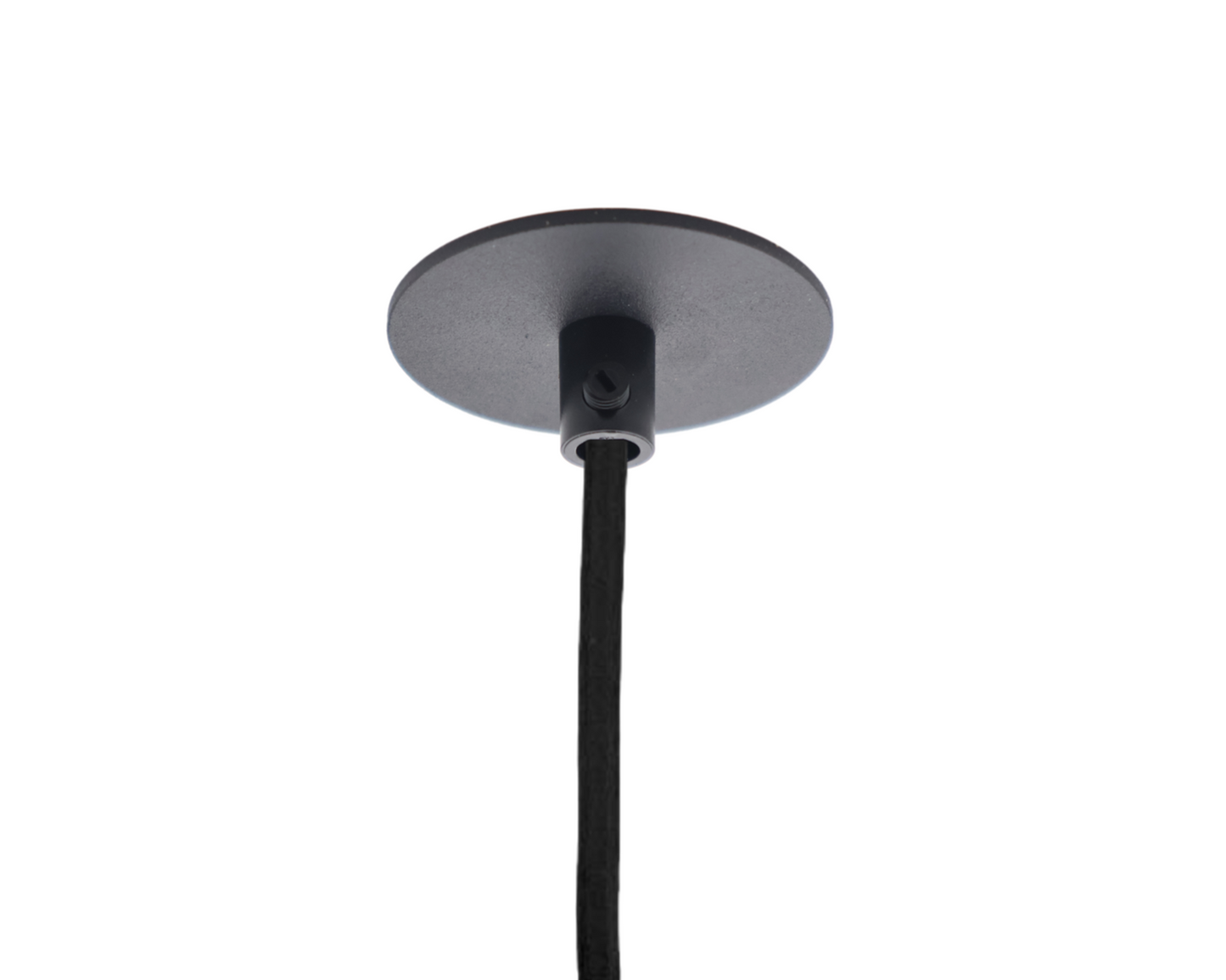 Inbouw plafondkap voor hanglamp zwart