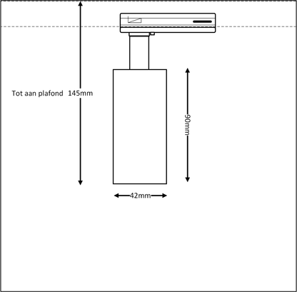 1-fase railverlichting 
