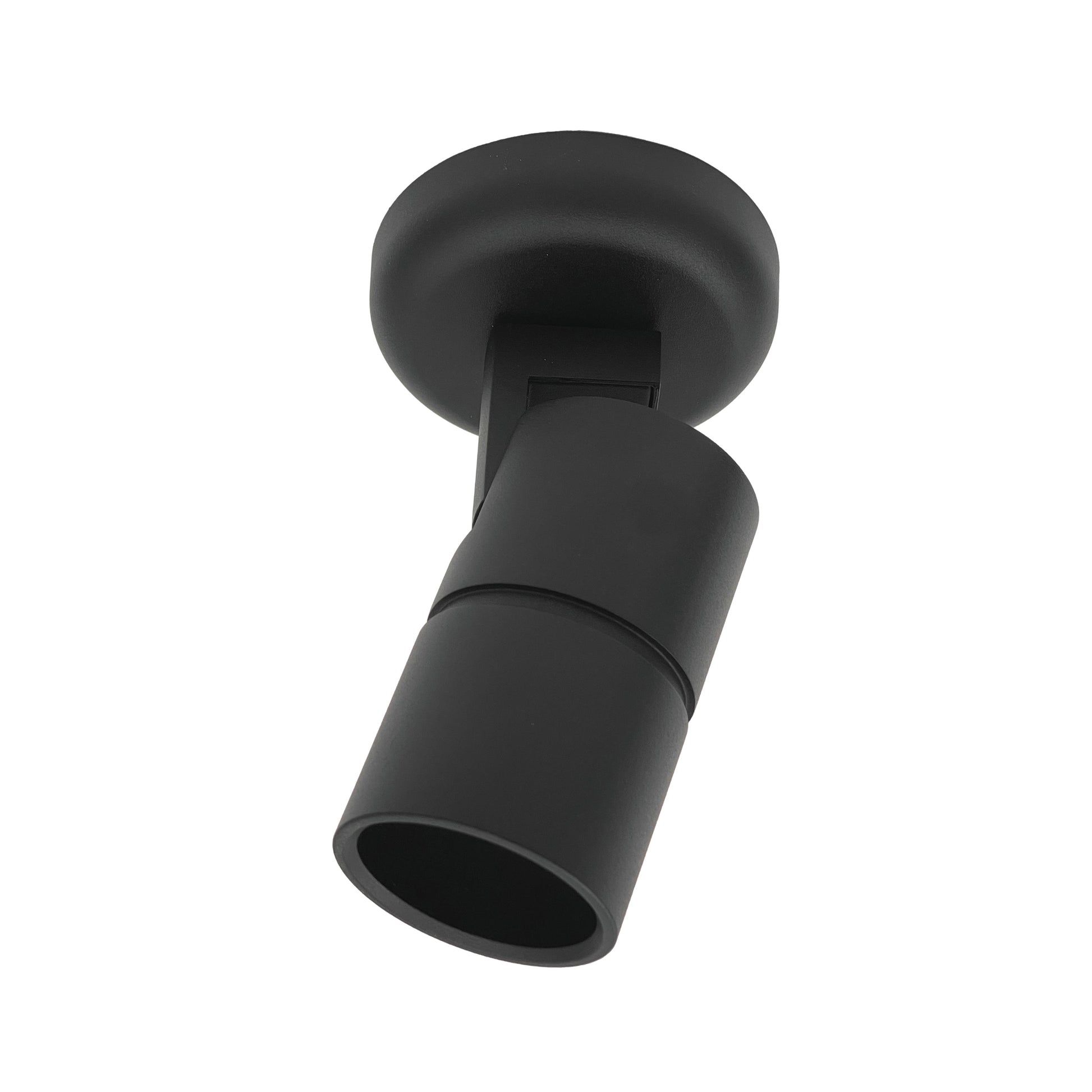 Zwarte opbouwspot GU10 enkelvoudig