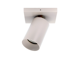 beigekleurige opbouwspot met gu10 fitting