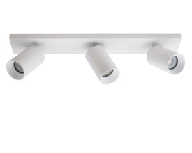 Opbouwspot HELIOS drievoudig GU10 - Wit