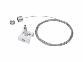 3f rail wit - ophangset staaldraad