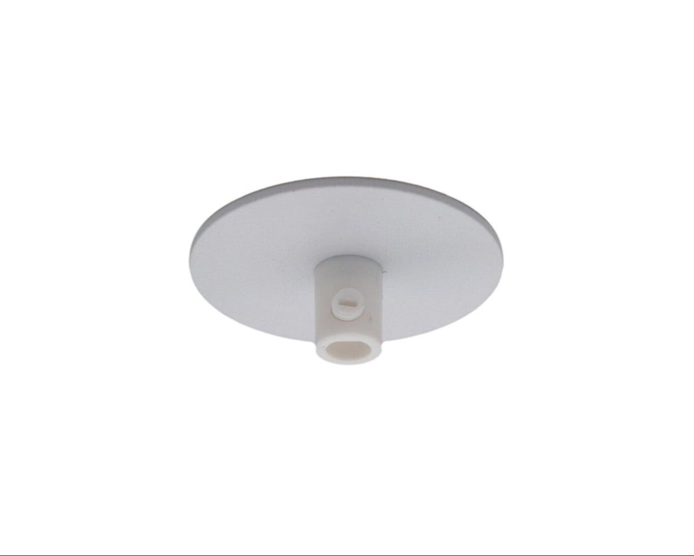 Inbouw plafondkap voor hanglamp wit