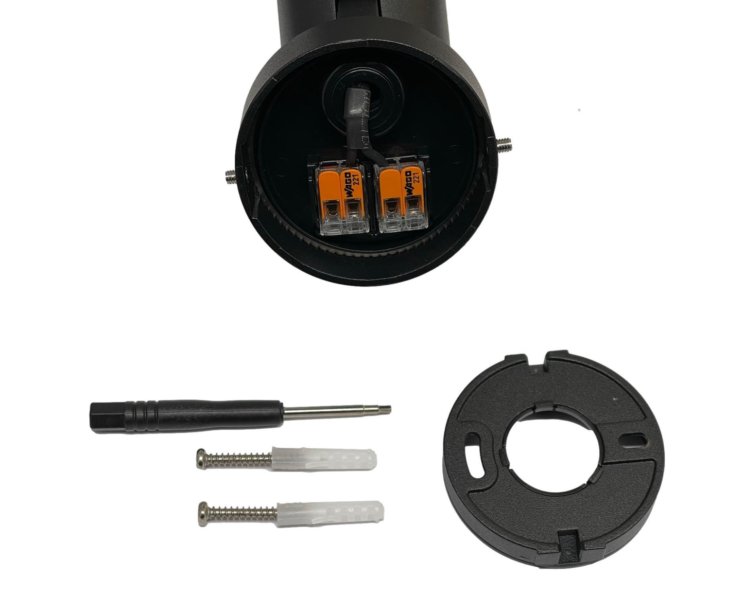 Opbouwspot SLIMM-50 zwart