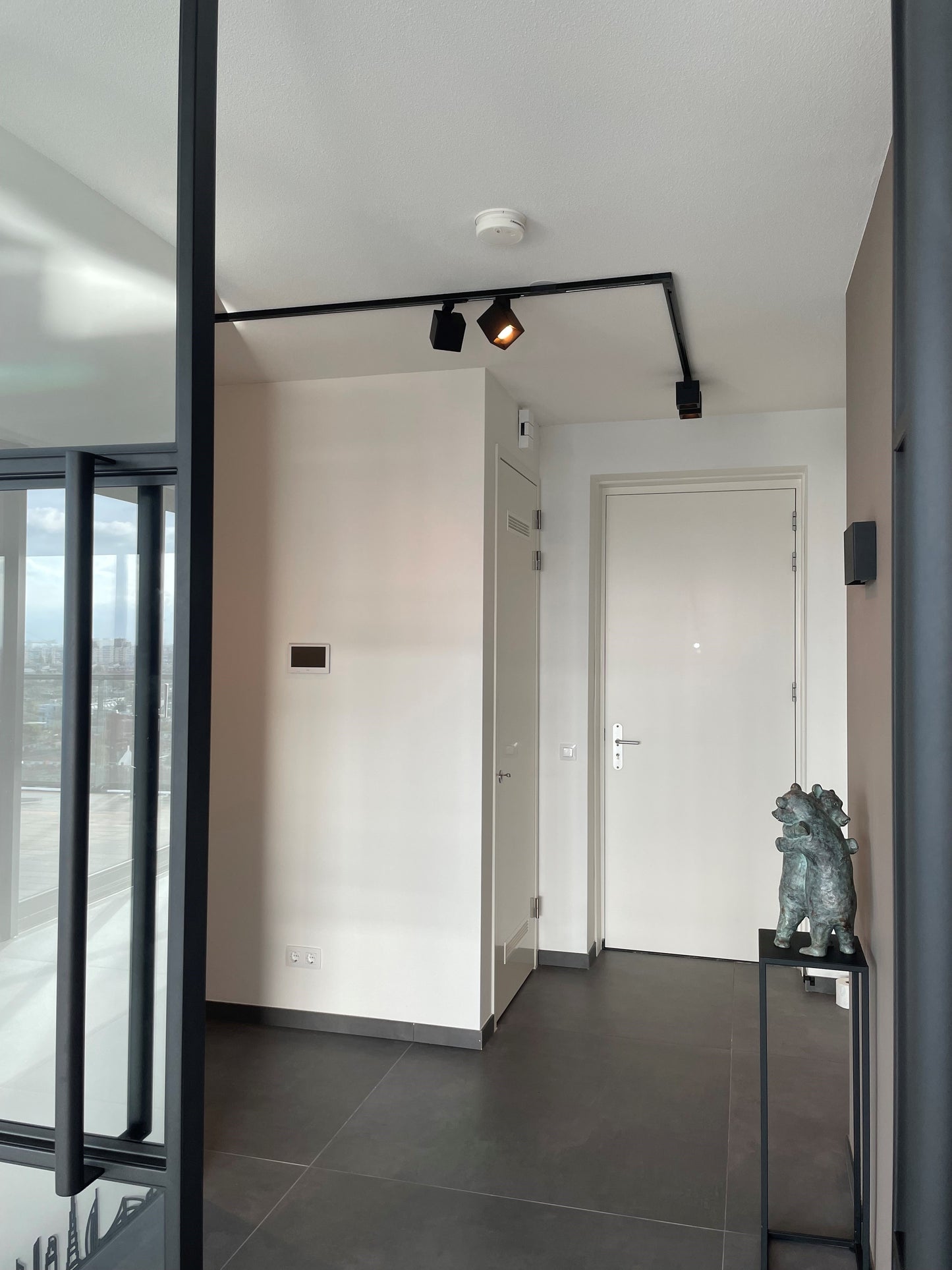 vierkante GU10 spot rail verlichting