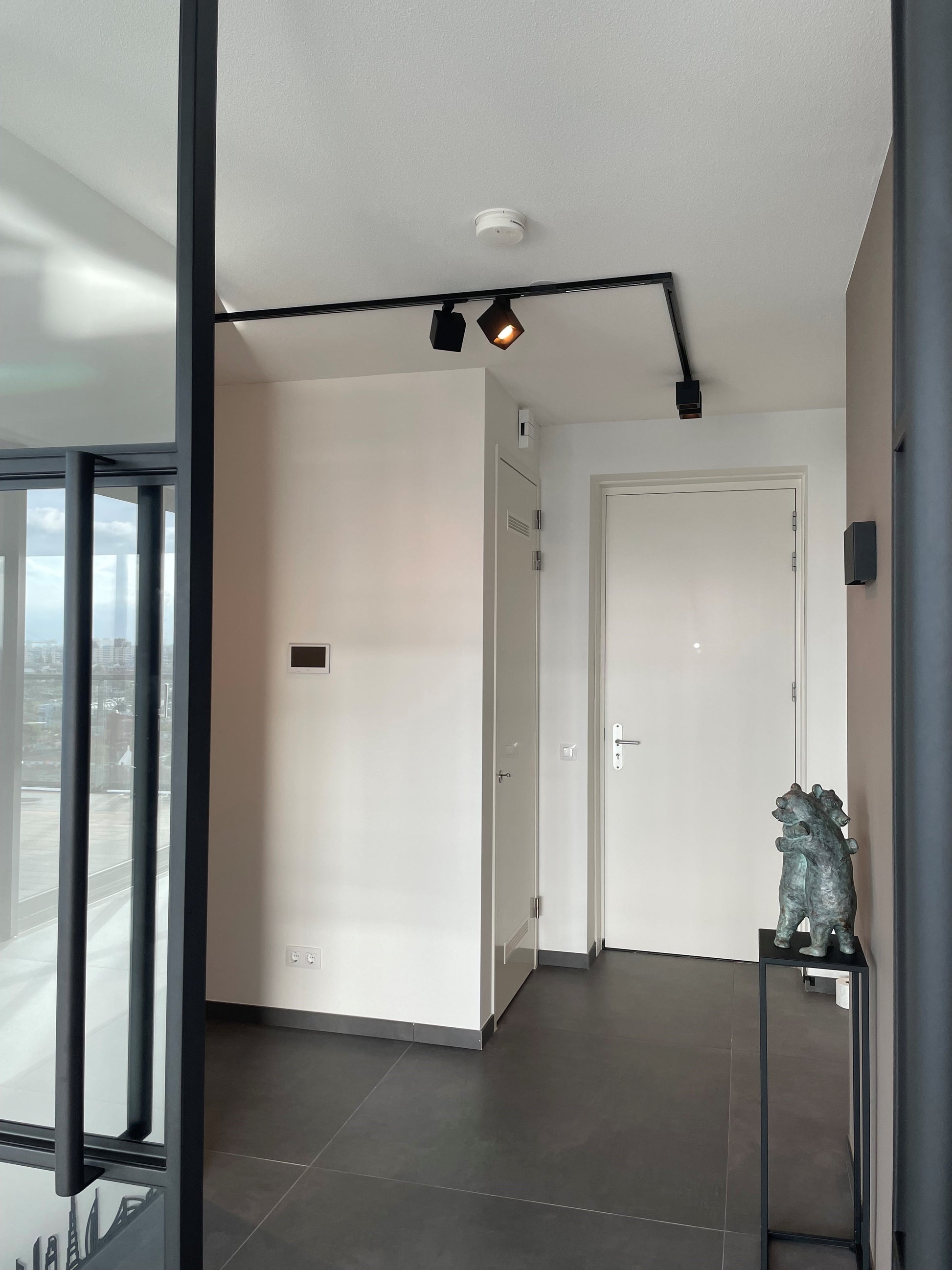 vierkante GU10 spot rail verlichting