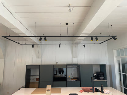1fase Nordic Aluminium railspots zwart met goud