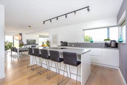 mooie zwarte railspots met GU10 fitting keukenverlichting