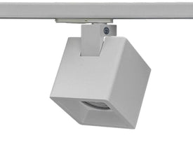 grijze vierkante railspot voor railverlichting