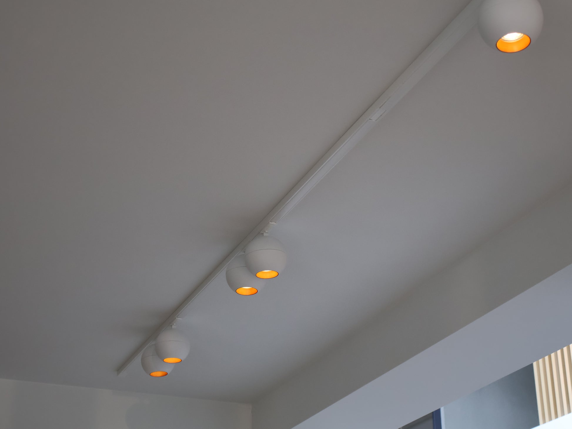 Ronde 1-fase railspots voor Hue verlichting