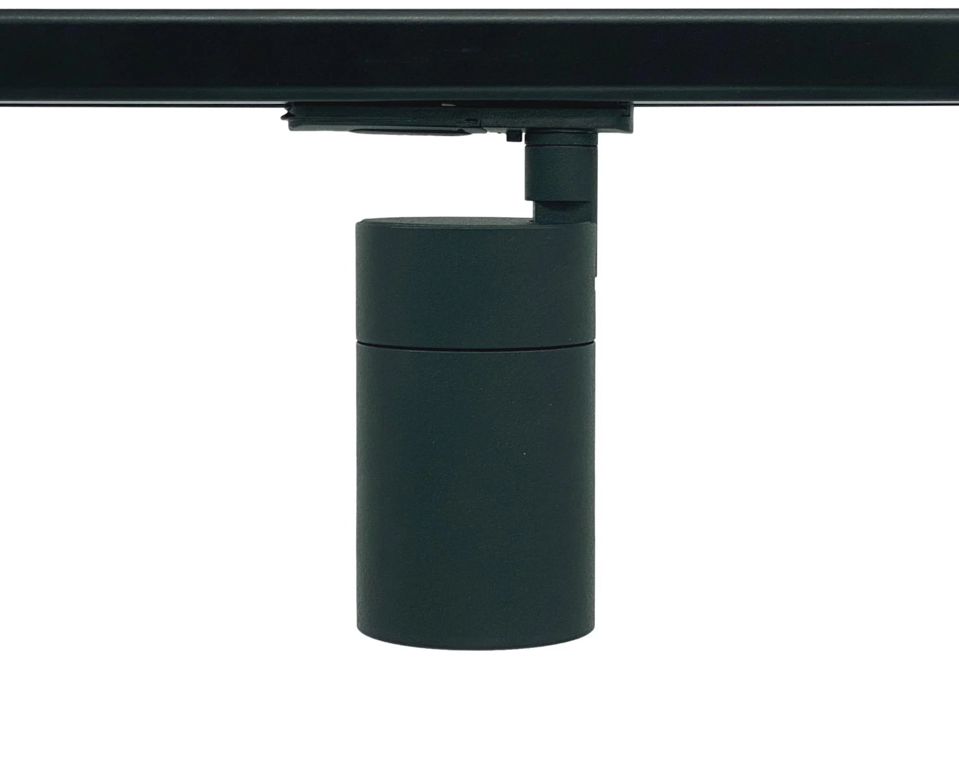 complete set railverlichting Nordic Aluminium met zwarte GU10 railspots