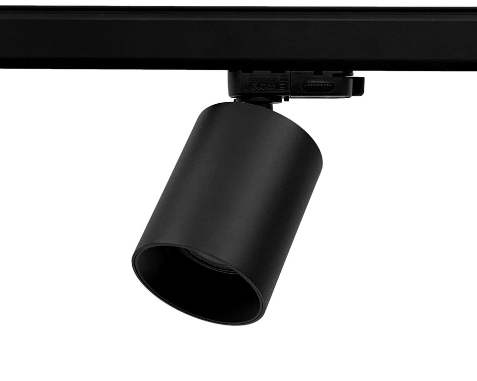 COLLOS GU10 railspot zwart voor 3-fase rail