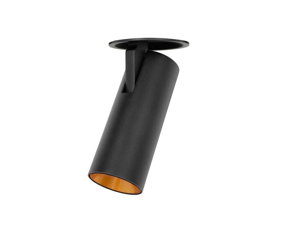 Inbouwspot - SLIMM-50 zwart/goud