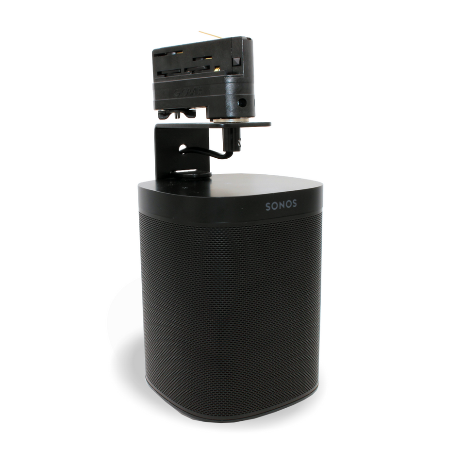 3fase rail zwart - beugel SONOS ONE