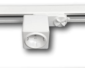 3fase rail wit - Stopcontact