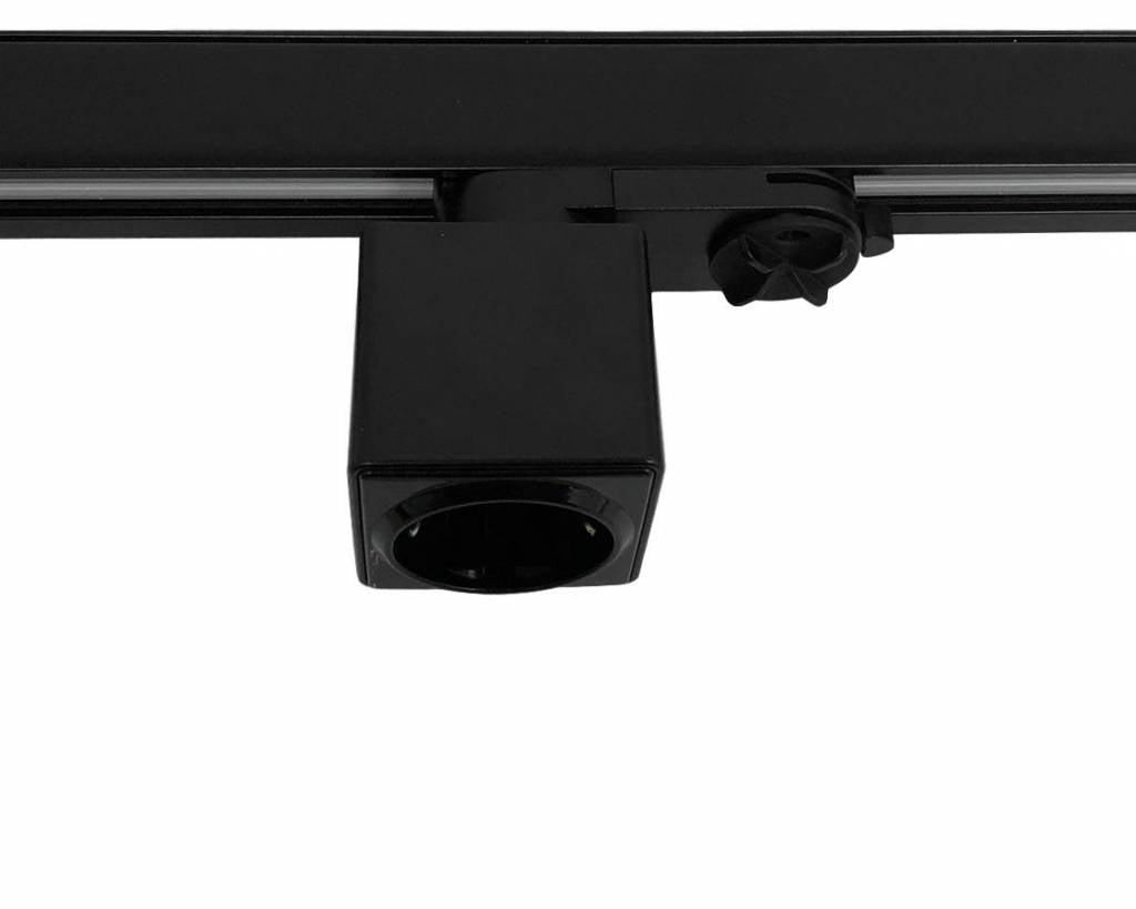 3fase rail zwart - Stopcontact