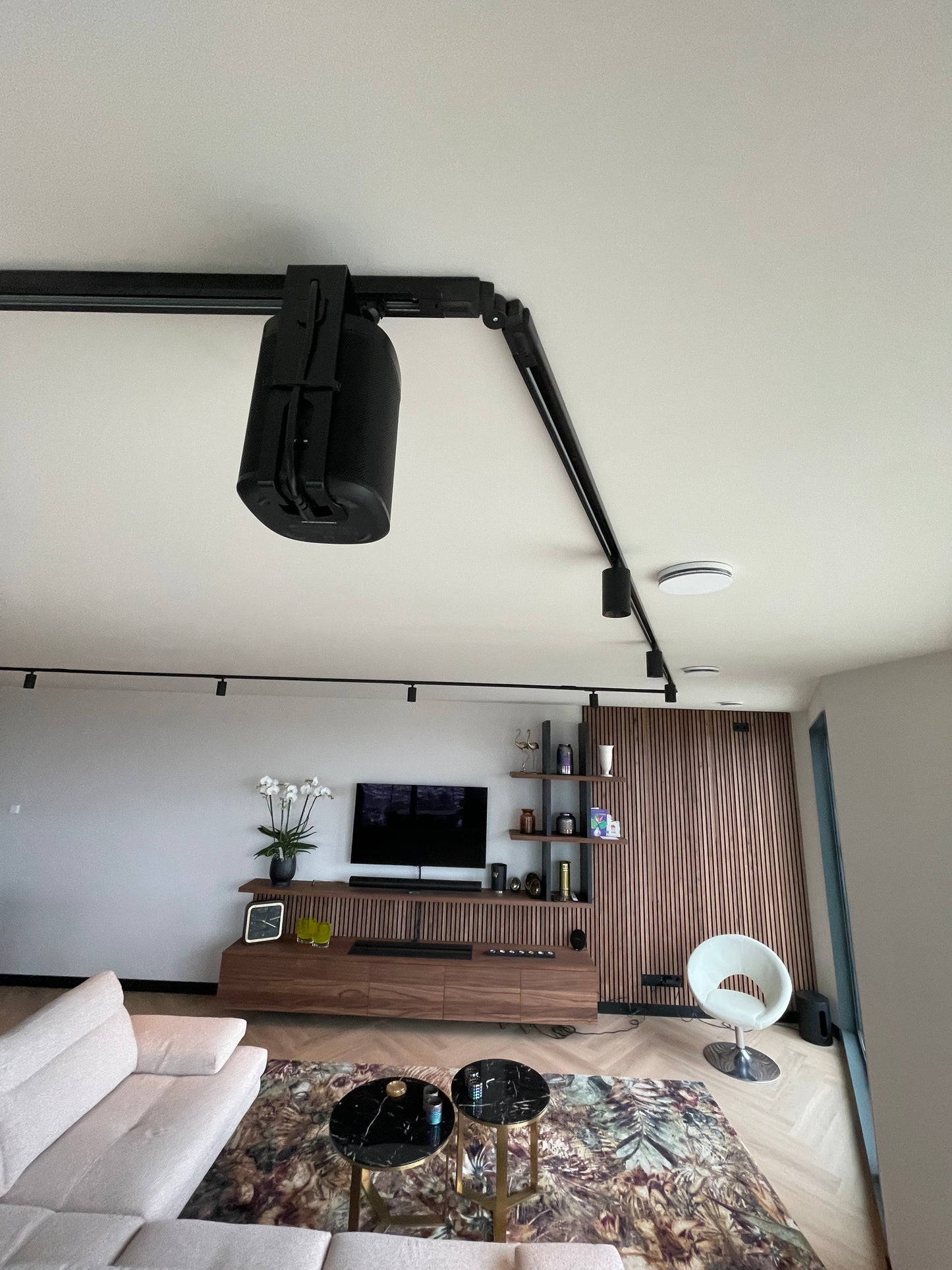 hoekstuk verstelbaar railsysteem zwart