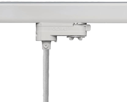 3fase rail grijs - hanglamp connector