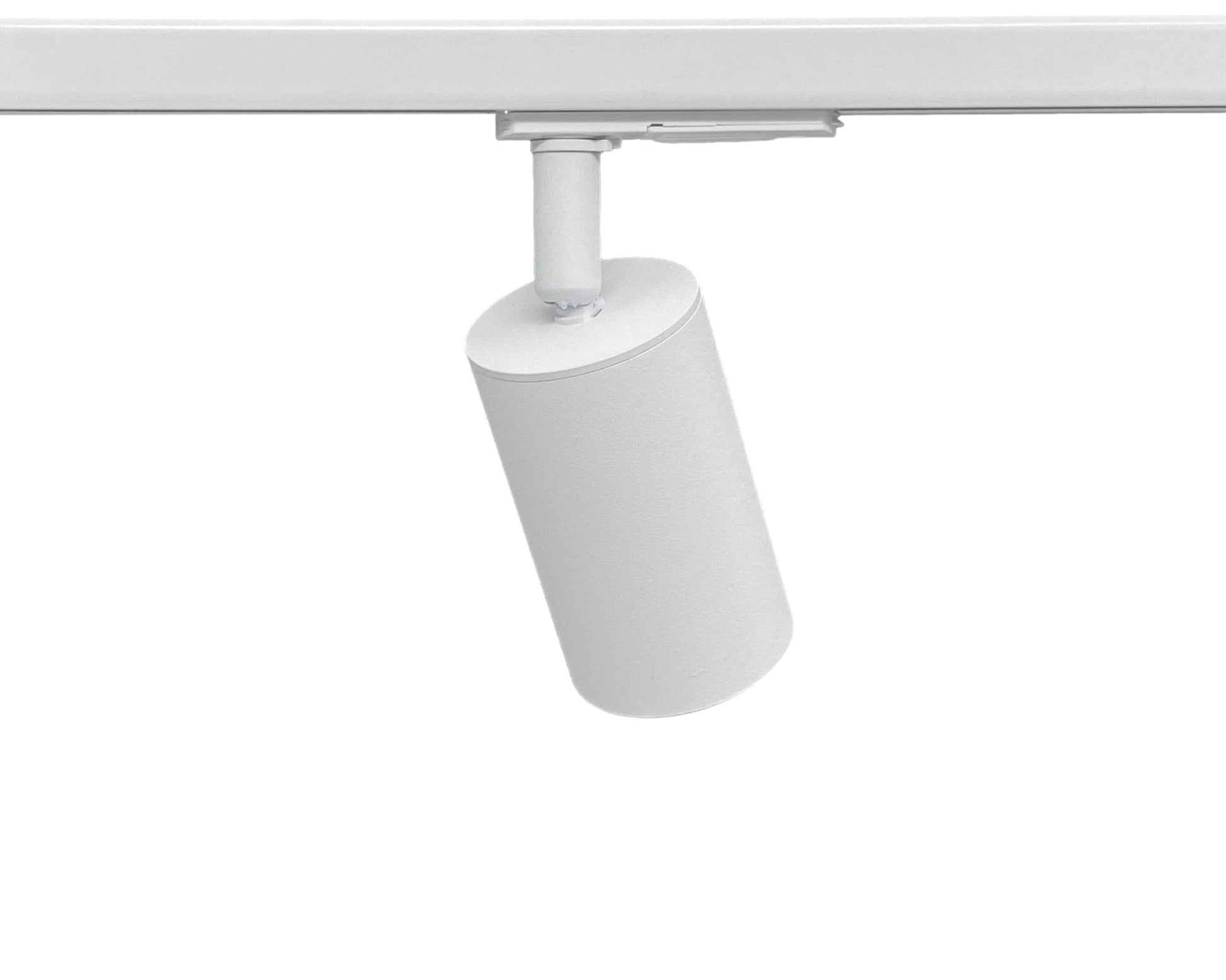 Witte railverlichting met minimalistische gu10 railspots
