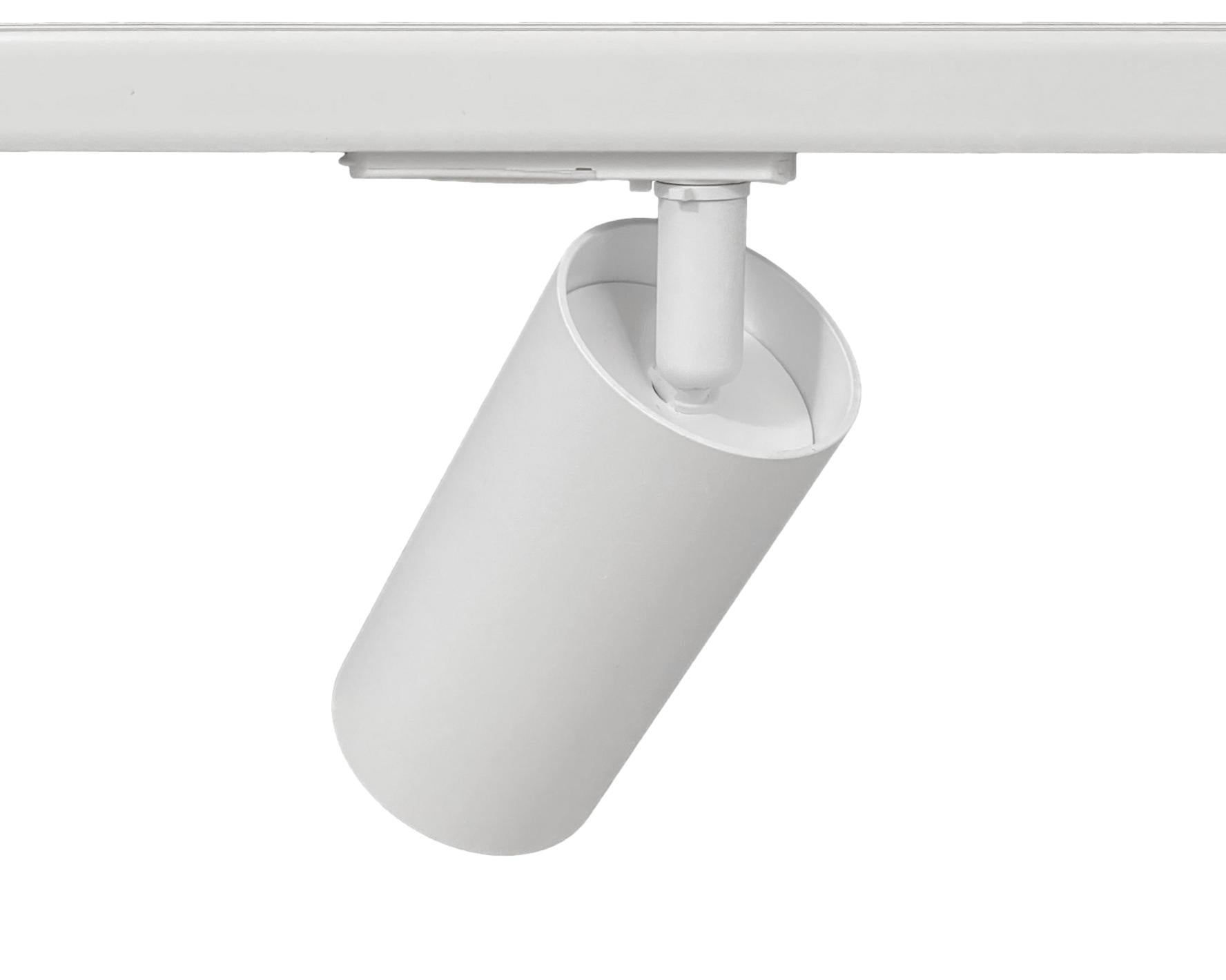 Railverlichting set met strakke witte railspots