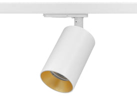 1fase spotje voor LED-railverlichting met gouden ring 