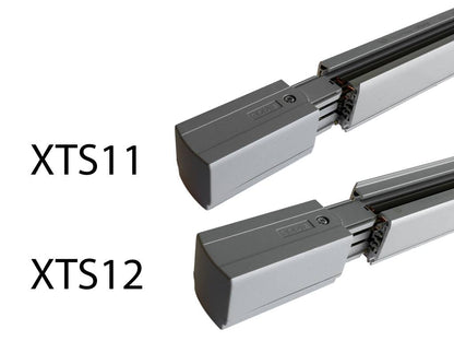 3fase rail grijs - rail eindvoeding XTS12-1