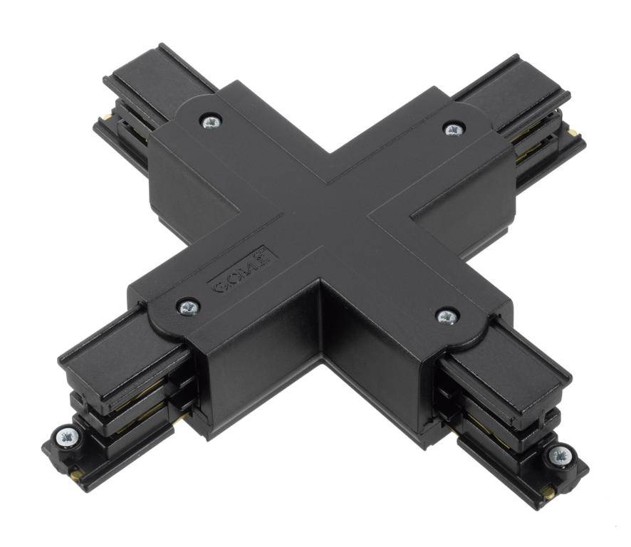 3fase rail zwart - kruisverbinding XTS38-2