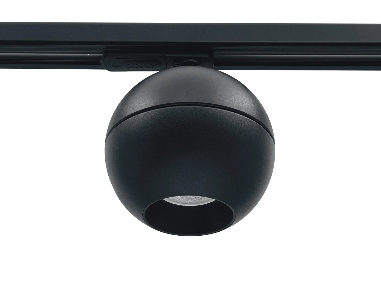 zwarte ronde trackverlichting met gu10 fitting