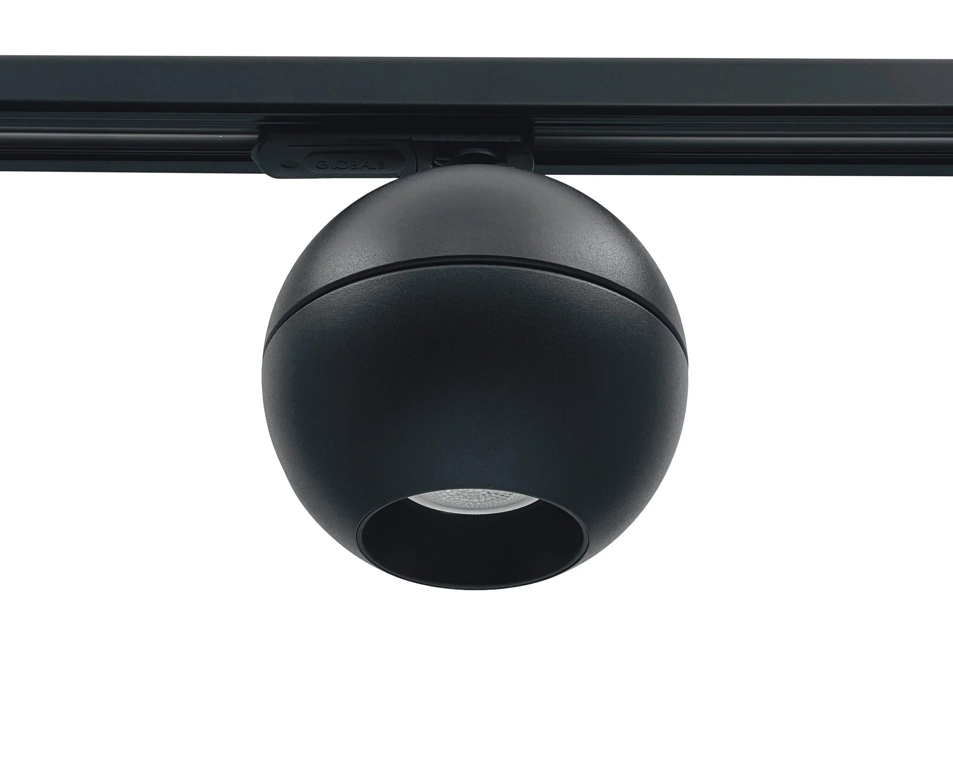 zwarte ronde trackverlichting met gu10 fitting