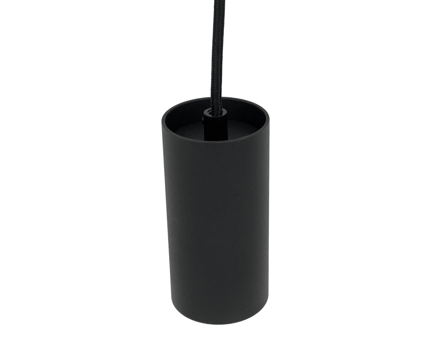 Luxe zwarte e27 fitting voor eigen hanglamp railverlichting