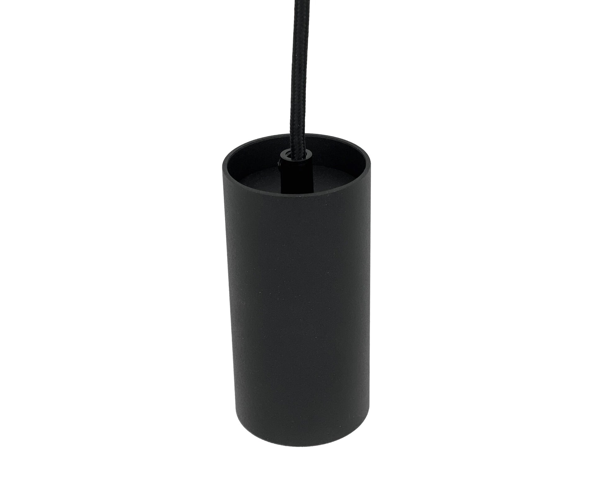 Luxe zwarte e27 fitting voor eigen hanglamp railverlichting