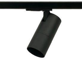 zwarte 1-fase lichtrail voor GU10 spotjes